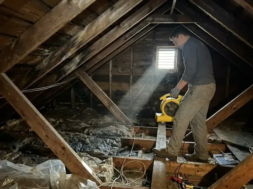attic-water-damage-drying-proc-007 — frequently asked questions, Emergency Water Extraction & 24/7 Flood Response in Tuscumb…